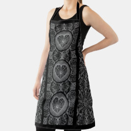 Keramik Lace Black Schürze