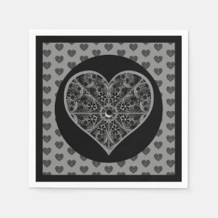 Keramik Lace Black Serviette