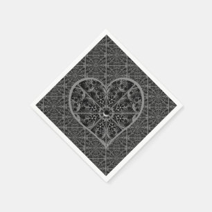 Keramik Lace Black Serviette