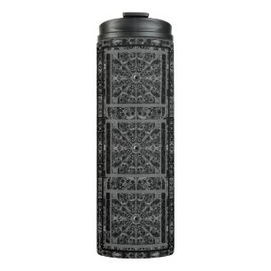 Keramik Lace Black Thermosbecher