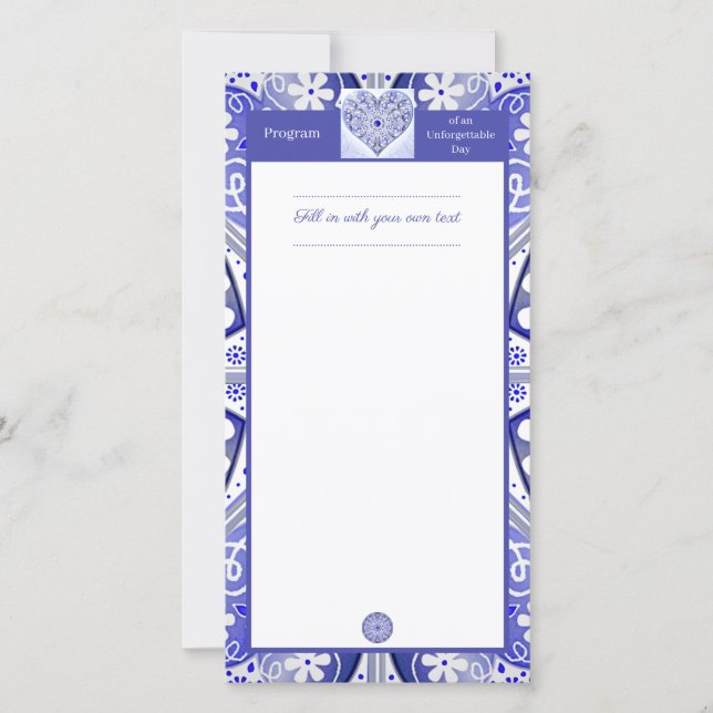 Keramik lace Blue of Greece (Vorderseite)