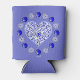 Keramik Lace Blue of Greece Dosenkühler