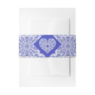 Keramik Lace Blue of Greece Einladungsbanderole