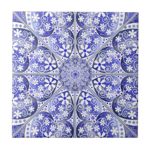 Keramik Lace Blue of Greece Fliese