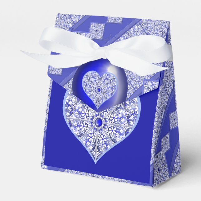Keramik Lace Blue of Greece Geschenkschachtel (Vorderseite)