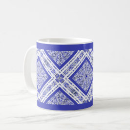Keramik lace Blue of Greece Kaffeetasse