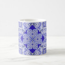 Keramik Lace Blue of Greece Kaffeetasse