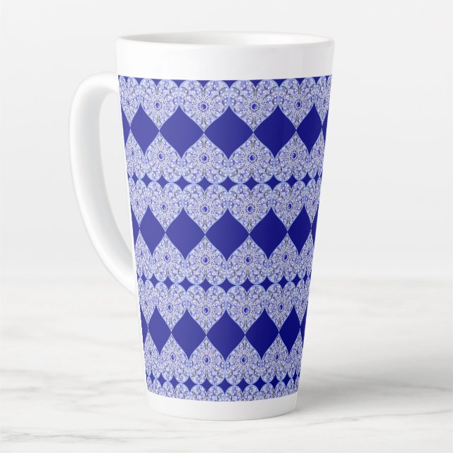 Keramik lace Blue of Greece Milchtasse (Linke Ecke)