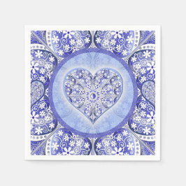 Keramik Lace Blue of Greece Serviette