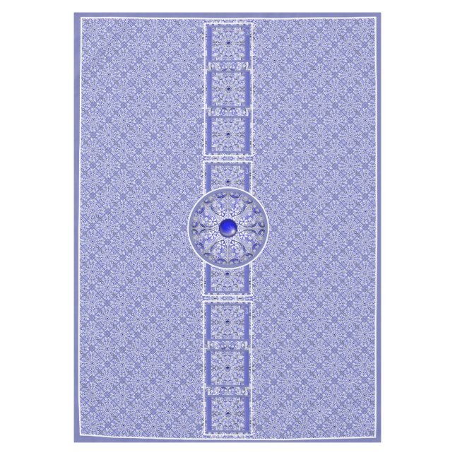 Keramik Lace Blue of Greece Tischdecke (Vorderseite)