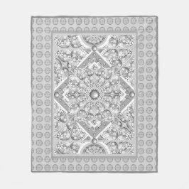 Keramik Lace Gray Fleecedecke