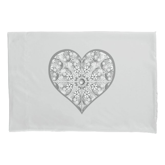 Keramik Lace Gray Kissenbezug (Vorderseite)