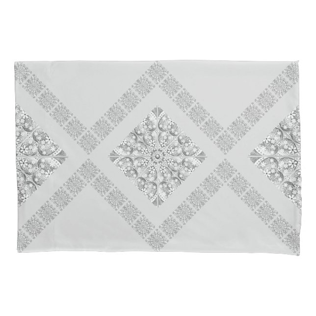 Keramik Lace Gray Kissenbezug (Vorderseite)