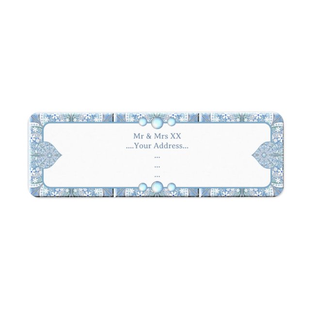 Keramik Lace Light Blue (Vorne)