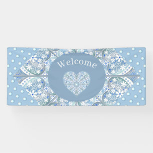 Keramik Lace Light Blue Banner