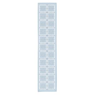Keramik Lace Light Blue Kurzer Tischläufer