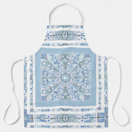 Keramik Lace Light Blue Schürze