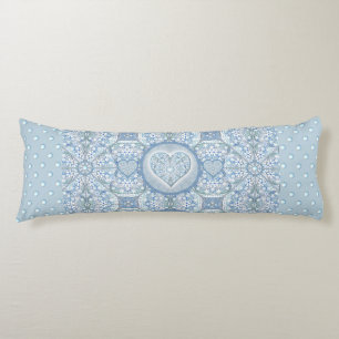Keramik Lace light blue, Seitenschläferkissen