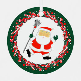 Keramik Lacrosse Holiday Ornament Aus Metall