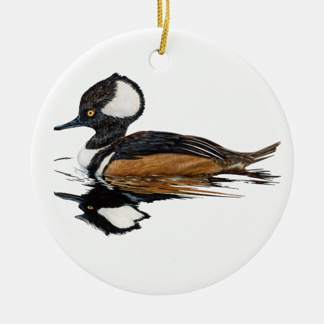 Keramik Merganser Ornament (Vorne)