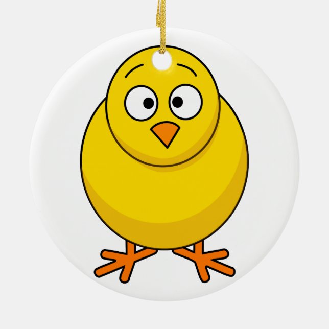 Keramik mit Baby Chick Keramikornament (Hinten)