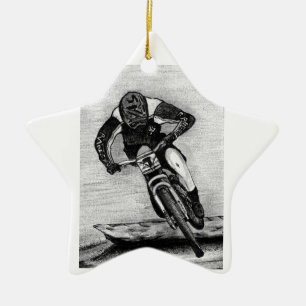 Keramik Mountain Bike Ornament