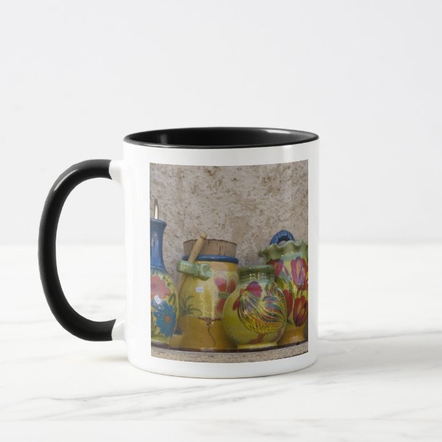 Keramik, Moustiers-Sainte-Marie, Provence, Tasse (Links)