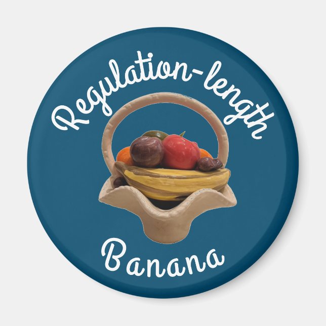 Keramik Obstkorb Magnet (Vorne)