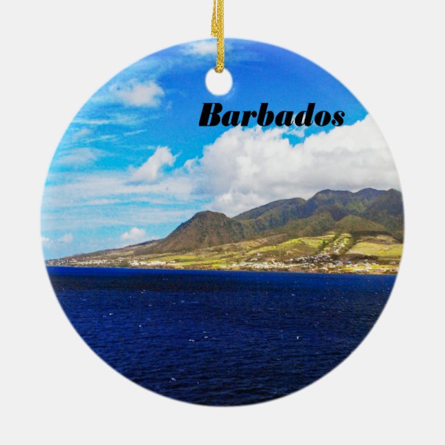Keramik Ornament Barbados (Hinten)