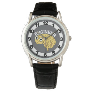 Keramik-Ornament des Hirningenieurs Armbanduhr