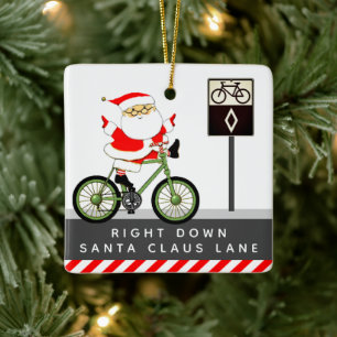 Keramik-Ornament für Radfahrer-Urlaub Geschenk Keramikornament