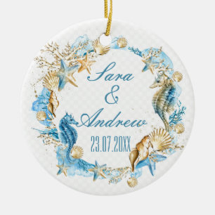 Keramik-Ornament - Meeresleben Keramik Ornament