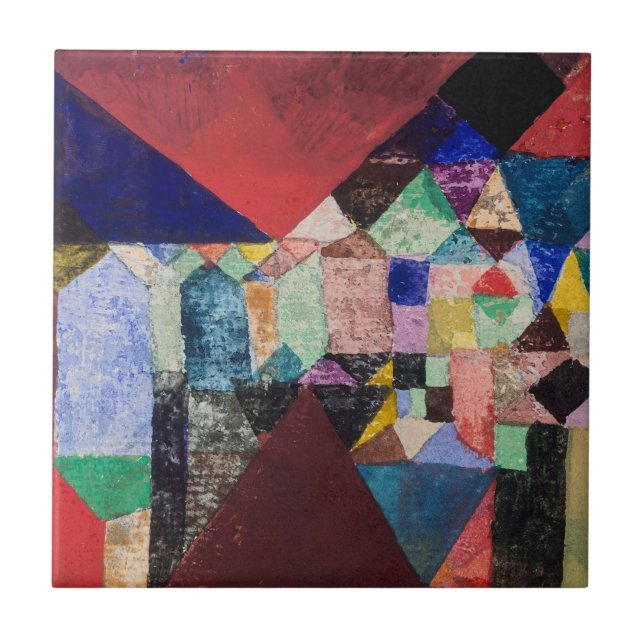 KERAMIK : PAUL KLEE : MUNICIPAL JEWEL FLIESE (Vorderseite)