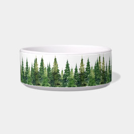 Keramik Pet Bowl - Aquarellwald Napf