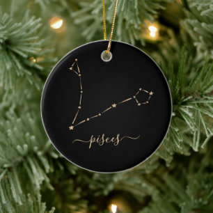 Keramik Pisces Constellation Ornament