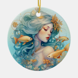 Keramik Pisces Keramik Ornament
