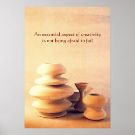 Keramik Potterie Still Life I - Licht und Schatten Poster