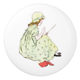 Keramik Pull - Schülerin 2 Keramikknauf