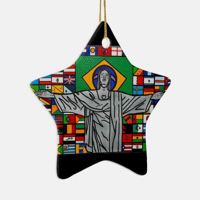 Keramik Rio de Janeiro Keramik Ornament (Rechts)