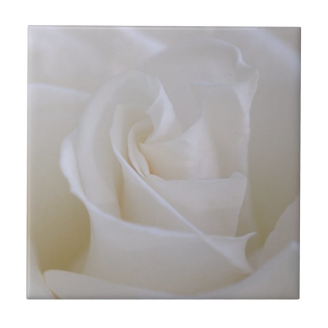 Keramik Rose Blume Fliese (Vorderseite)