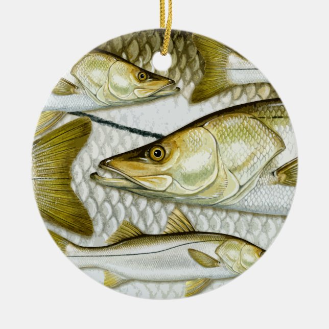Keramik Snook Ornament (Vorne)