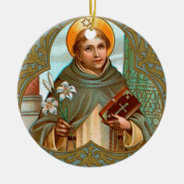 Keramik St. Dominic de Guzman (BK 07) Keramik Ornament
