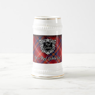 Keramik Stein - ich bin ein roter Lichtie Fan! - Bierglas
