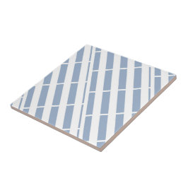 Keramik Streifen blau und weiß Streifen Fliese