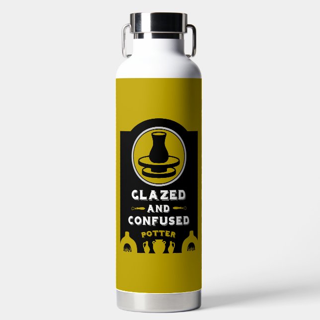 Keramik-Studio-Töpfer Trinkflasche (Vorderseite)