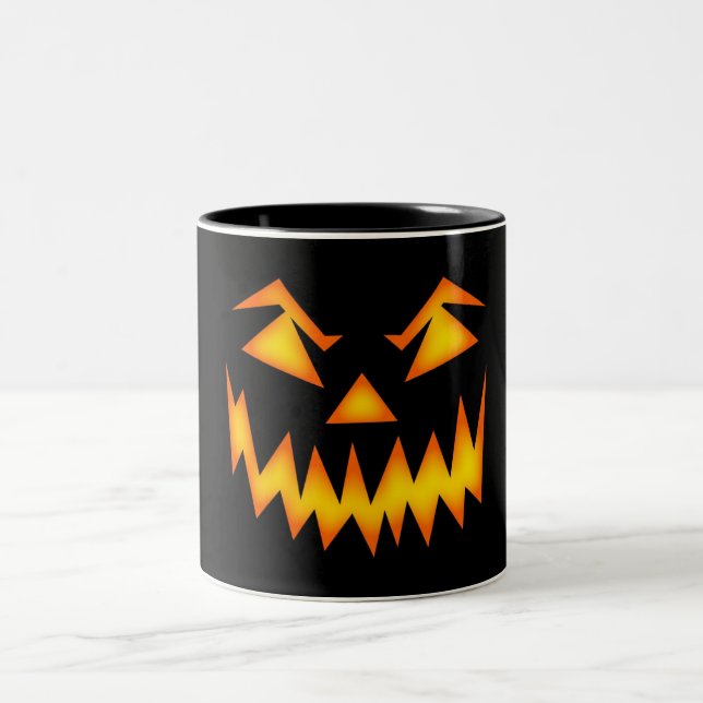 Keramik Tasse Halloween-Gesicht (Mittel)