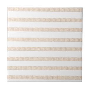 Keramik Tile Beige Streifen Fliese