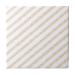 Keramik Tile Beige Streifen Fliese