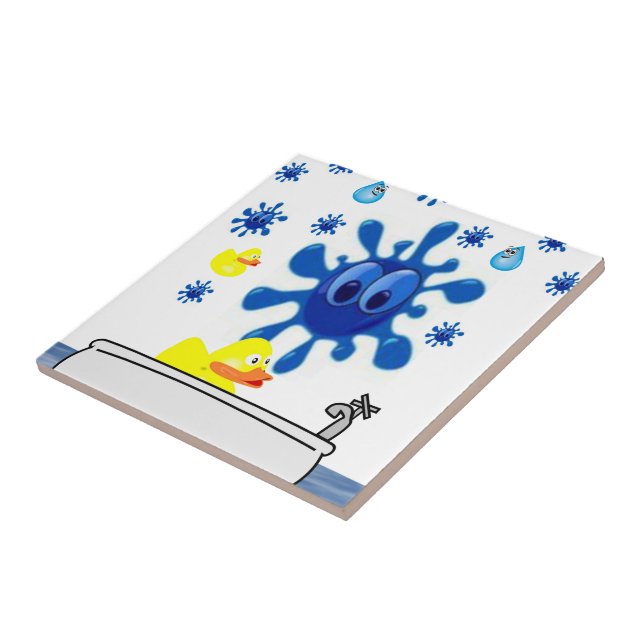 Keramik Tile Duck Fliese (Seite)