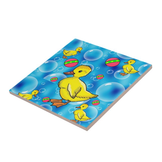 Keramik Tile Duck Fliese (Seite)
